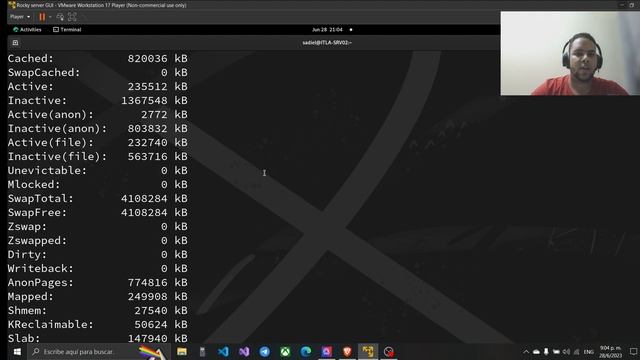 Lab #5 comandos: lscpu, cat /proc/cpuinfo, cat /proc/meminfo, lsusb, lspci смотреть онлайн