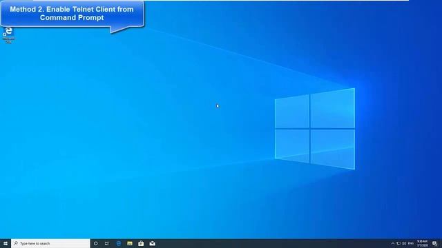 How to Enable Telnet Client in Windows 10 смотреть онлайн