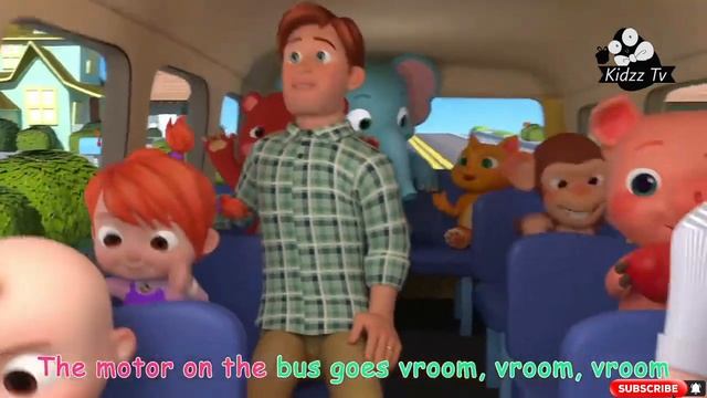 Wheels on the bus, new Rhyme 2022 kids learn rhyme смотреть онлайн