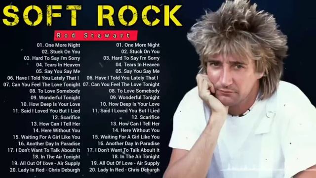 Rod Stewart, Elton John, Lobo, Bee Gees, Billy Joel, Lionel Richie 🎙 Soft Rock 70s 80s 90s Hits смотреть онлайн