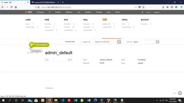 Tutorial Hosting dengan Vespa CP di Virtual Box Ubuntu Server 18.04 смотреть онлайн