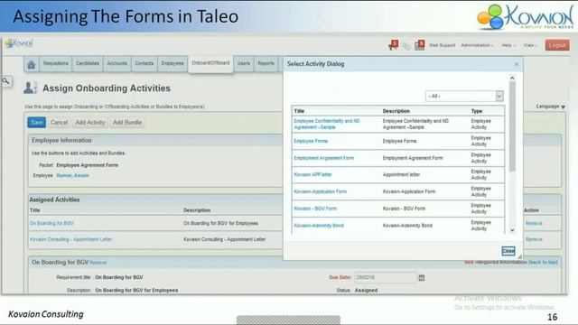 Automated Onboarding using Oracle Taleo Business Edition смотреть онлайн