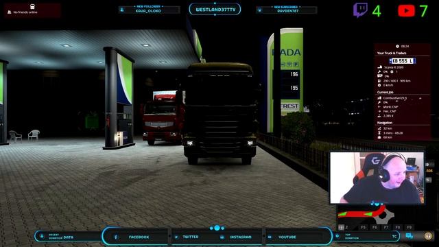 Live One { ENG - PTBR } EURO TRUCK SIMULATOR 2- COMBOIO SCS - live damadrugada 24/04/04 смотреть онлайн