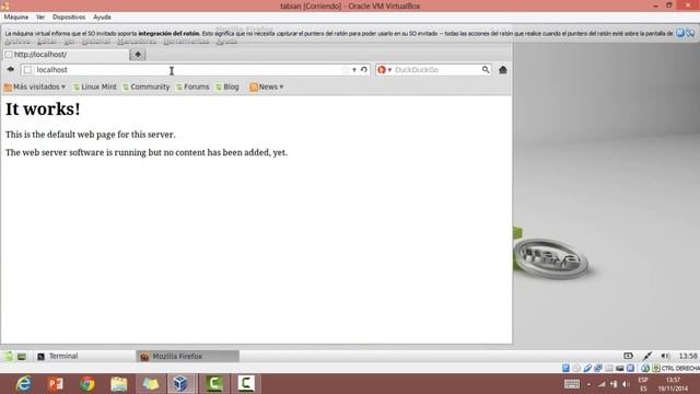 instalacion de ubuntu en virtual box, apache2 y unos comandos basicos смотреть онлайн