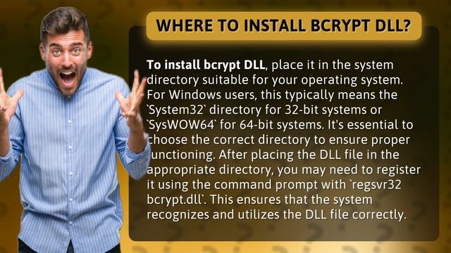 Where to install bcrypt DLL? смотреть онлайн