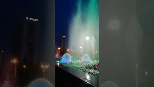 Фонтан на театральной площади. Красноярск №2 смотреть онлайн