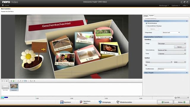 Disk-Menüs in Nero Video Authoring anpassen смотреть онлайн