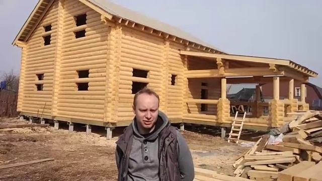 Отзывы о компании Благодатный дом , о строительстве деревянного дома из бревна. 240 мм для ПМЖ смотреть онлайн