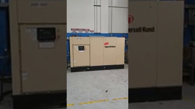 Used Ingersoll Rand 125 HP Rotary Screw Air Compressor 480 Volt смотреть онлайн