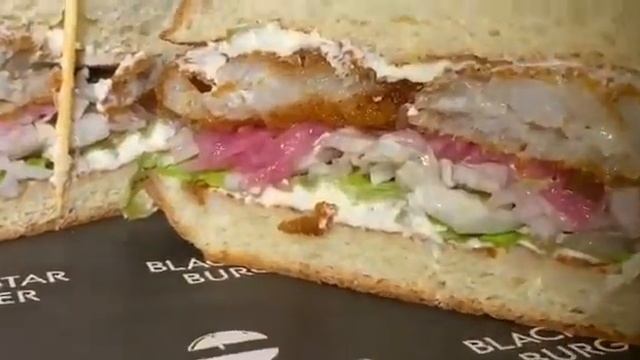 мощщный фишбургер