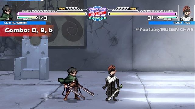 Levi Ackerman (V.3) JUS By SoulFire - MUGEN JUS CHAR смотреть онлайн