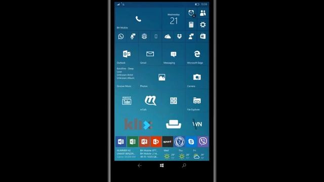 Microsoft Lumia 950XL Build 15223.0 смотреть онлайн
