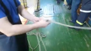Вязка пожарной спасательной веревки четырьмя способами