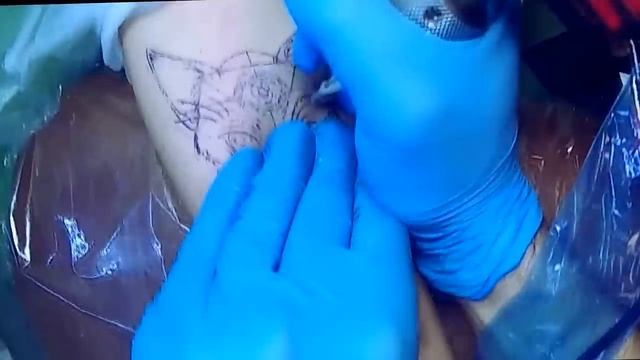 Отважная тату! Кот с всевидящем глазом! TVK Tattoo Club!