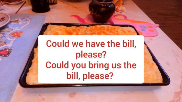 Фразы в ресторане на английском