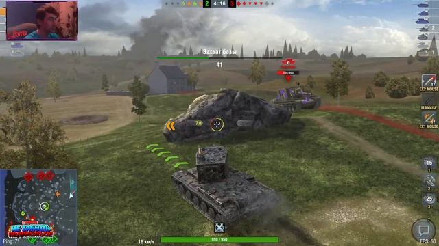 Ночной Стримчанов , Гоняем на КВ-2 ,Открываем сундуки , Общаемся . ( World of Tanks Blitz ) смотреть онлайн