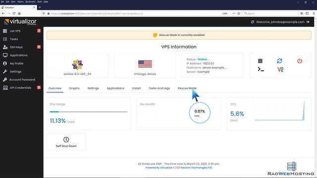 How to Disable Rescue mode in Virtualizor - Rad Web Hosting смотреть онлайн