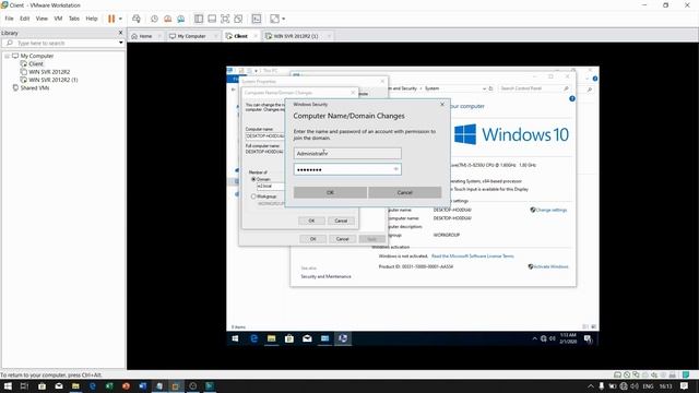 How to Join Domain on Active Directory Domain Controller-Window Server 2012 R2 смотреть онлайн