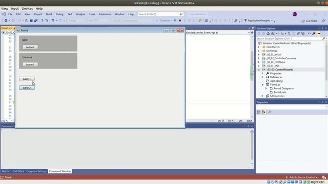 WFrm-C# - 02.04 Formularios y controles de usuario смотреть онлайн