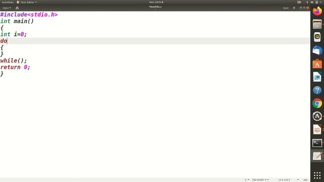 do while loop in C in tamil | Executing in linux | தமிழில் | 9 смотреть онлайн