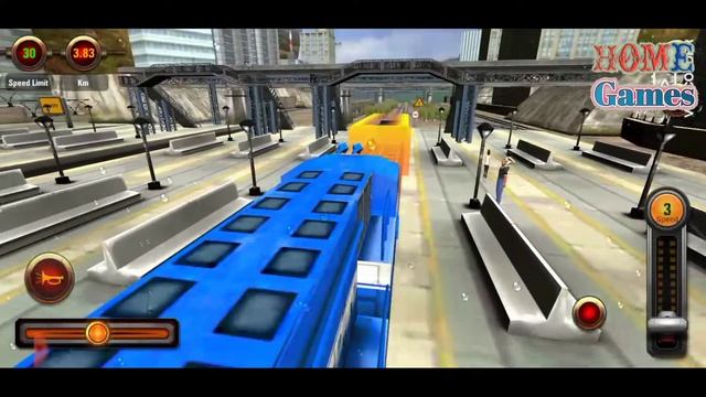 Train Race 3D 2 player Android Games смотреть онлайн
