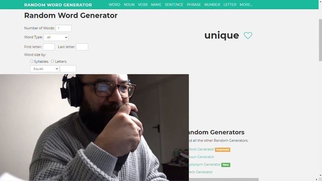 RANDOM WORD GENERATOR RAP (how to not) смотреть онлайн