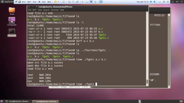 linux之io系统编程-15.fread和fgets效率比较 смотреть онлайн