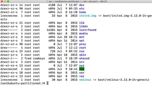Linux: Set permissions on a directory смотреть онлайн