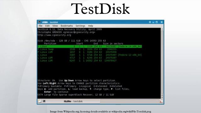 TestDisk смотреть онлайн