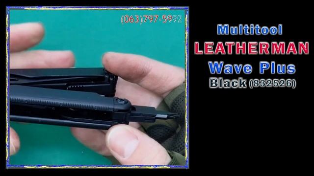 Видеообзор Multitool LEATHERMAN Wave+ Black (832526)