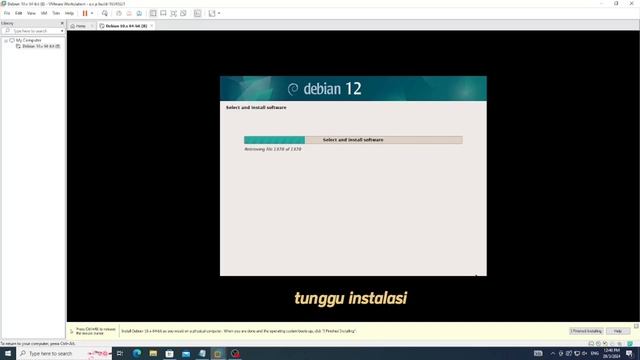 Assignment purposes: Debian 12 installation Linux Tutorial. смотреть онлайн