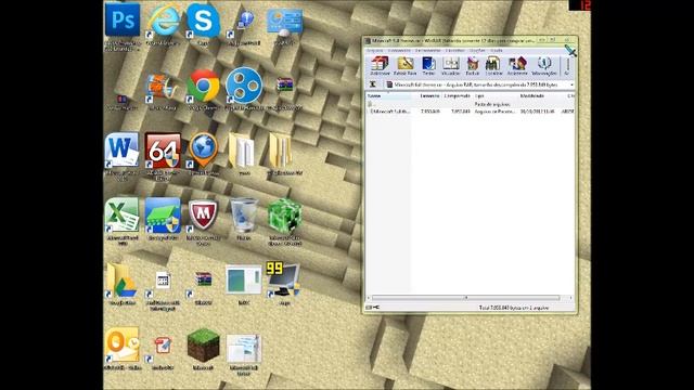 Como mudar tema WIN 7 para MINECRAFT смотреть онлайн