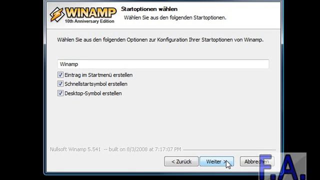 Winamp Installation смотреть онлайн