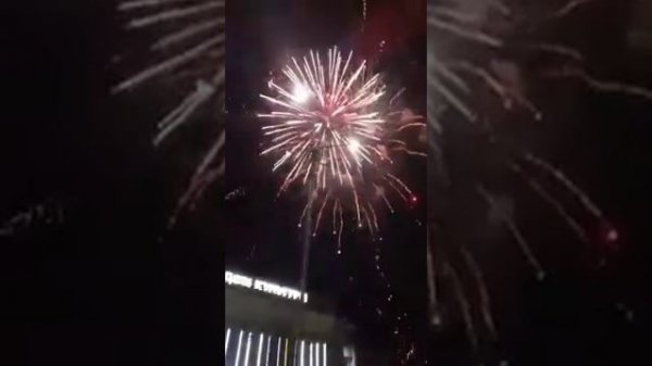 станица Курская. Салют в честь 76 годовщины Дня Победы