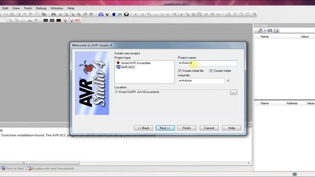 AVR Studio 4 Tutorial: Microcontroller ATMEGA32 : Beginners Guide