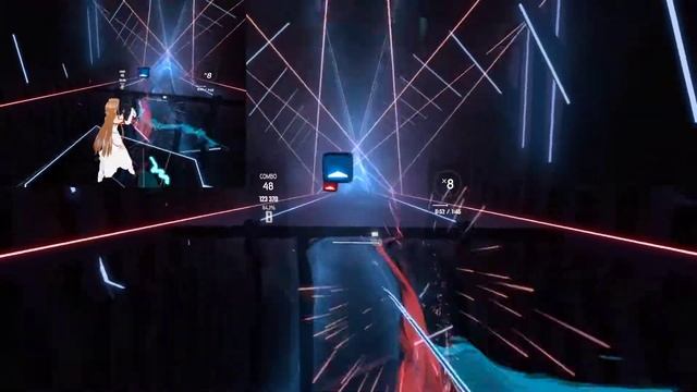Beat Saber - Deja Vu - Expert + | wmr headset - body tracking смотреть онлайн
