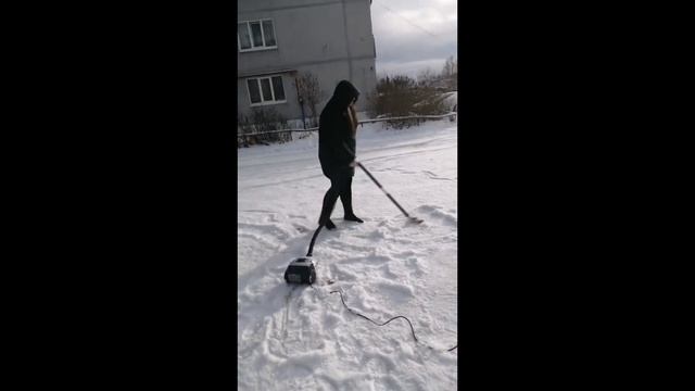 Уборка снега в Новосибирске #BlagoKos.ru #4K смотреть онлайн