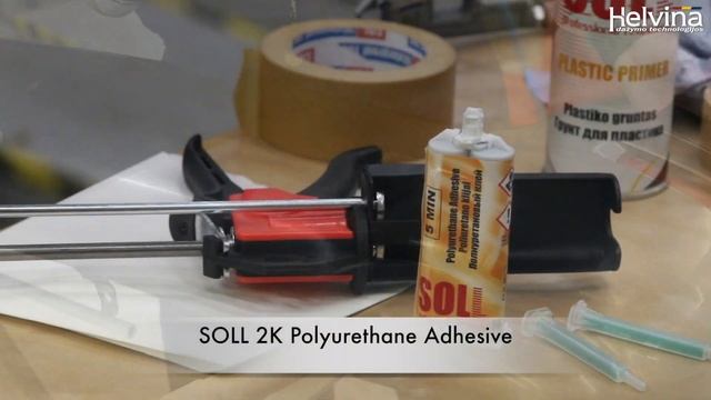 Car plastic part repair by SOLL 2K polyurethane adhesive and plastic putty смотреть онлайн