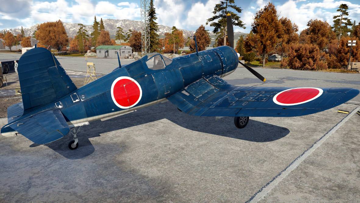 Бой на истребителе F4U-1A Corsair (Япония) в War Thunder VR. смотреть онлайн