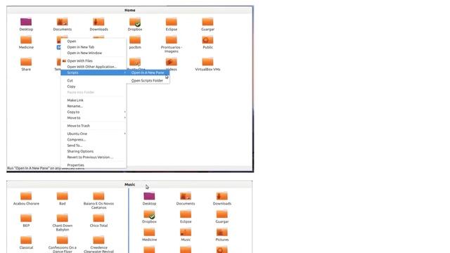 Ubuntu: How to open a folder in a new pane in Nautilus? (2 Solutions!!) смотреть онлайн
