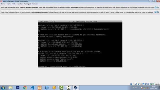 Konfigurasi DHCP di Linux Debian смотреть онлайн