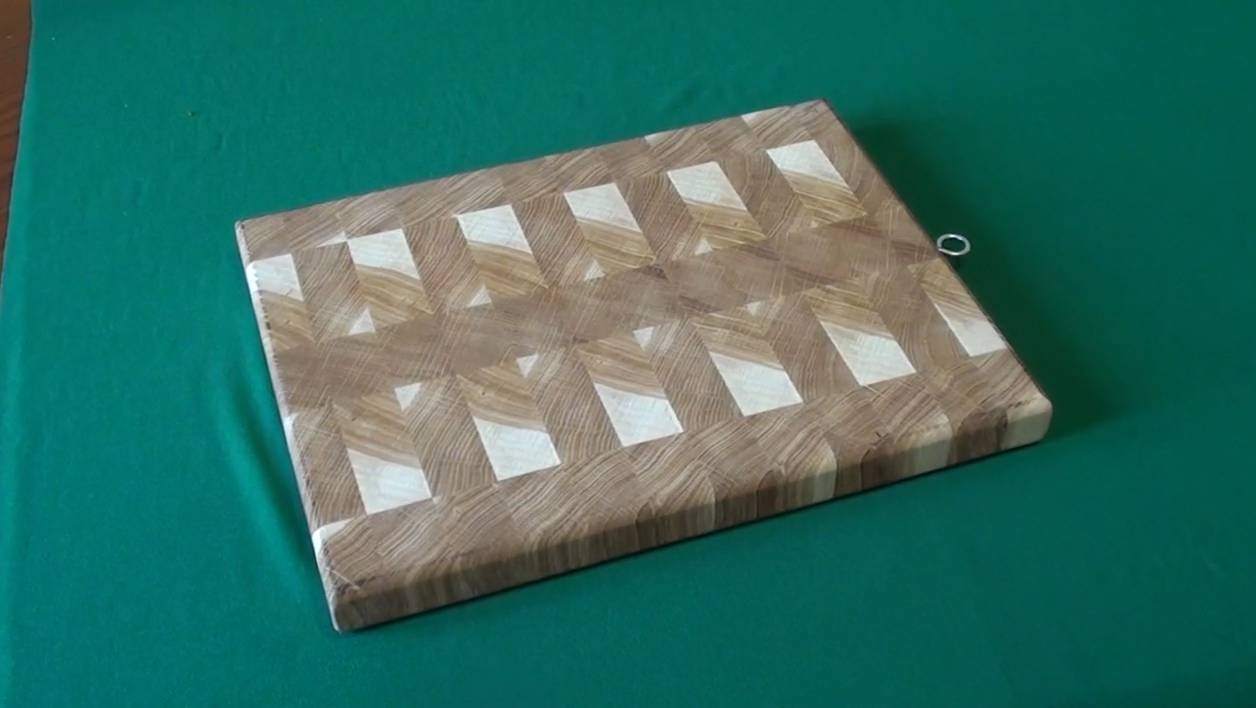 Торцевая разделочная доска своими руками смотреть онлайн