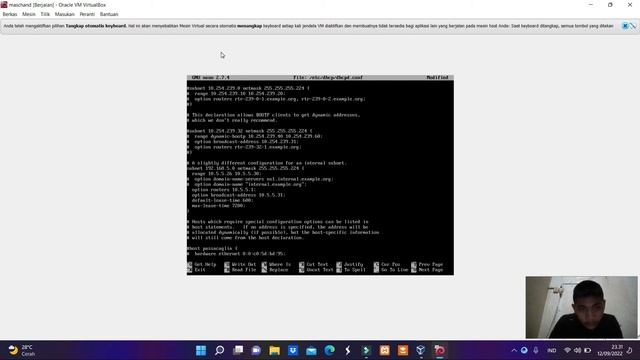 Melanjutkan Penginstallan dan Konfigurasi DHCP Server Di Debian 9 смотреть онлайн