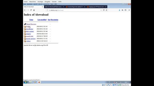 Download einzelner Dateien per Browser vom FTP Server (Deutsch) смотреть онлайн