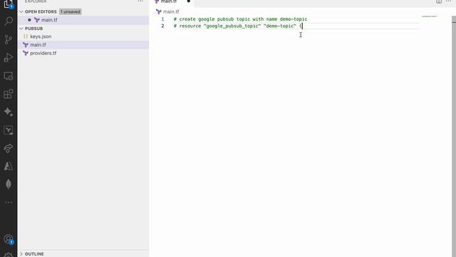 GitHub Copilot: Generate terraform code to create PubSub topic and Subscription in GCP смотреть онлайн