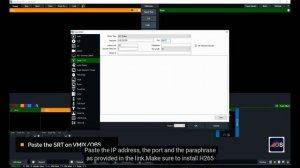 Omnistream SRT - VMIX + OBS