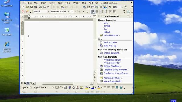 Open/Close Office in Windows XP смотреть онлайн