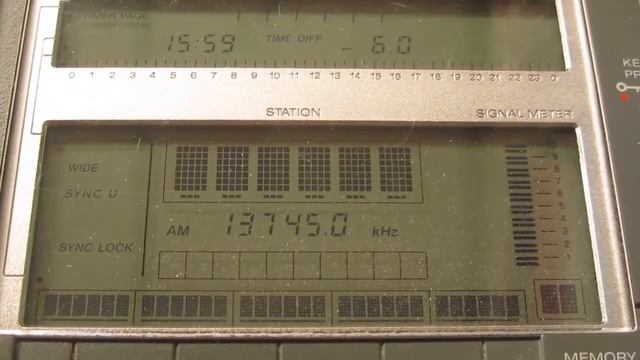 RADIO THAILAND [UDON THANI, 250KW] — 13745 KHZ — [14 JAN. 2018 02.58 UTC] смотреть онлайн