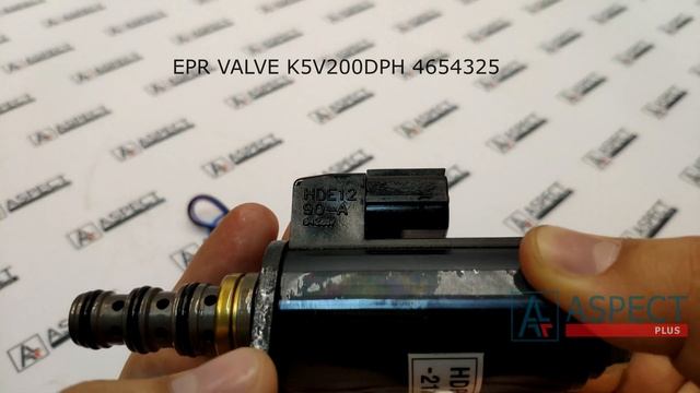 Клапан-соленоид гидронасоса Kawasaki K5V200DPH 4654325 EPR VALVE +
