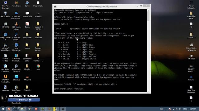 Change the Command Prompt CMD colors [ SINHALA ] смотреть онлайн